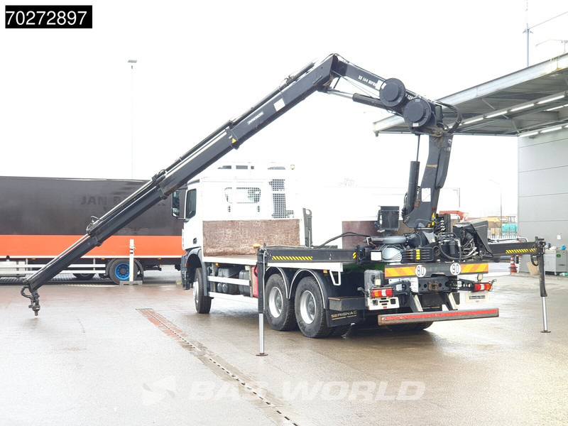 Mercedes-Benz Arocs 2636 6X4 Hiab 144 E-3 Hipro Kran Crane Remote Full Steel Euro 6 - Бордови камион, Камион с кран: снимка 2 Mercedes-Benz Arocs 2636 6X4 Hiab 144 E-3 Hipro Kran Crane Remote Full Steel Euro 6 - Бордови камион, Камион с кран: снимка 2