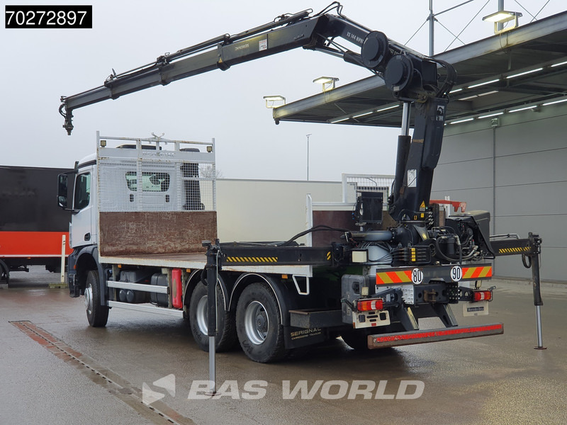 Mercedes-Benz Arocs 2636 6X4 Hiab 144 E-3 Hipro Kran Crane Remote Full Steel Euro 6 - Бордови камион, Камион с кран: снимка 3 Mercedes-Benz Arocs 2636 6X4 Hiab 144 E-3 Hipro Kran Crane Remote Full Steel Euro 6 - Бордови камион, Камион с кран: снимка 3