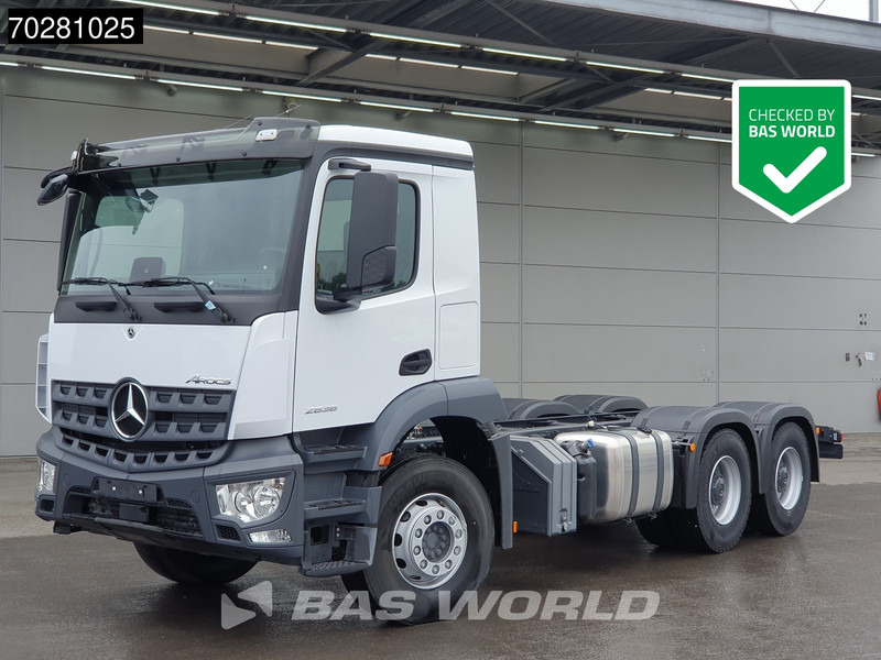 Mercedes-Benz Arocs 2636 6X4 NEW chassis Flywheel PTO Big-Axle Automatic Steelsuspension Euro 6 - Шаси кабина: снимка 1 Mercedes-Benz Arocs 2636 6X4 NEW chassis Flywheel PTO Big-Axle Automatic Steelsuspension Euro 6 - Шаси кабина: снимка 1