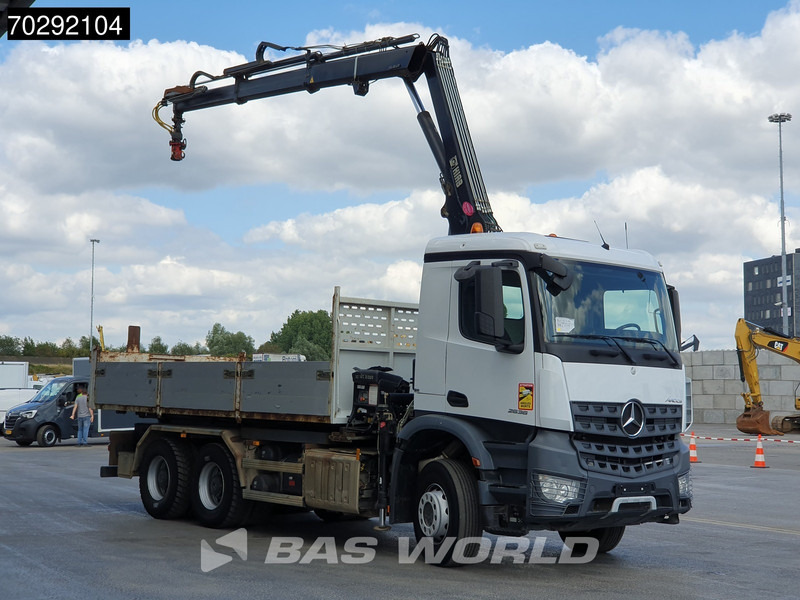 Mercedes-Benz Arocs 2636 Arocs 6X4 8m3 Forez Bennes Tipper HIAB 144 B-2 Hiduo Crane Steelsuspension Automatic Euro 6 - Самосвал камион, Камион с кран: снимка 3 Mercedes-Benz Arocs 2636 Arocs 6X4 8m3 Forez Bennes Tipper HIAB 144 B-2 Hiduo Crane Steelsuspension Automatic Euro 6 - Самосвал камион, Камион с кран: снимка 3