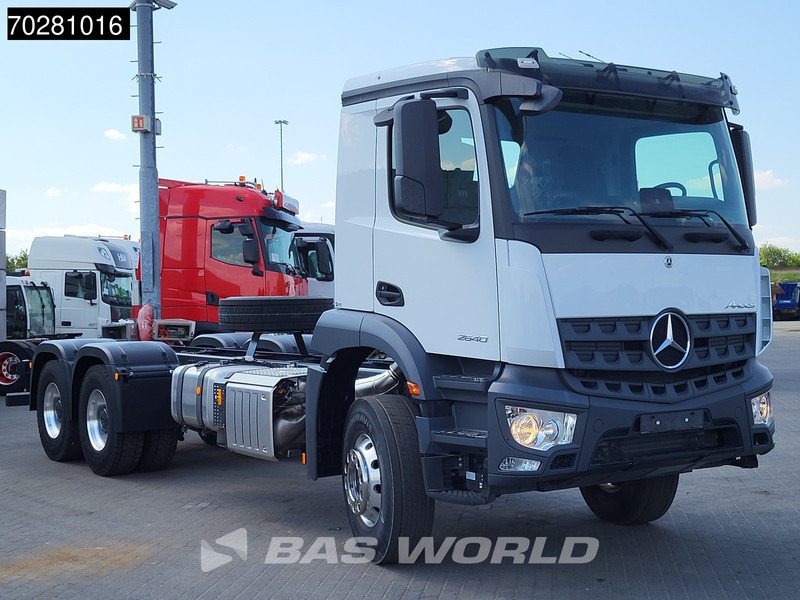 Mercedes-Benz Arocs 2640 6X4 NEW chassis Steel suspension Big-Axle Alcoa Automatic Euro 6 - Шаси кабина: снимка 3 Mercedes-Benz Arocs 2640 6X4 NEW chassis Steel suspension Big-Axle Alcoa Automatic Euro 6 - Шаси кабина: снимка 3