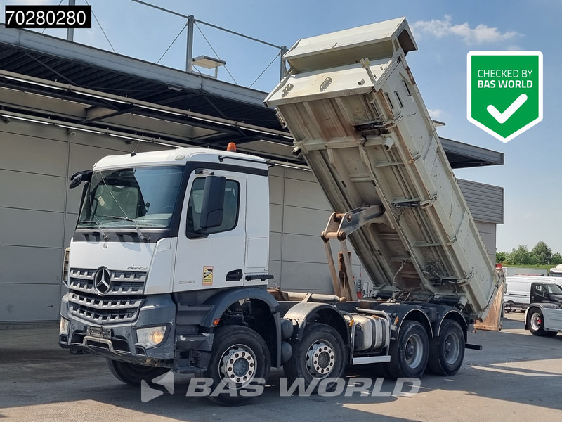 Mercedes-Benz Arocs 3240 8X4 12m3 2-way Tipper Automatic Steel suspension Euro 6 - Самосвал камион: снимка 1 Mercedes-Benz Arocs 3240 8X4 12m3 2-way Tipper Automatic Steel suspension Euro 6 - Самосвал камион: снимка 1