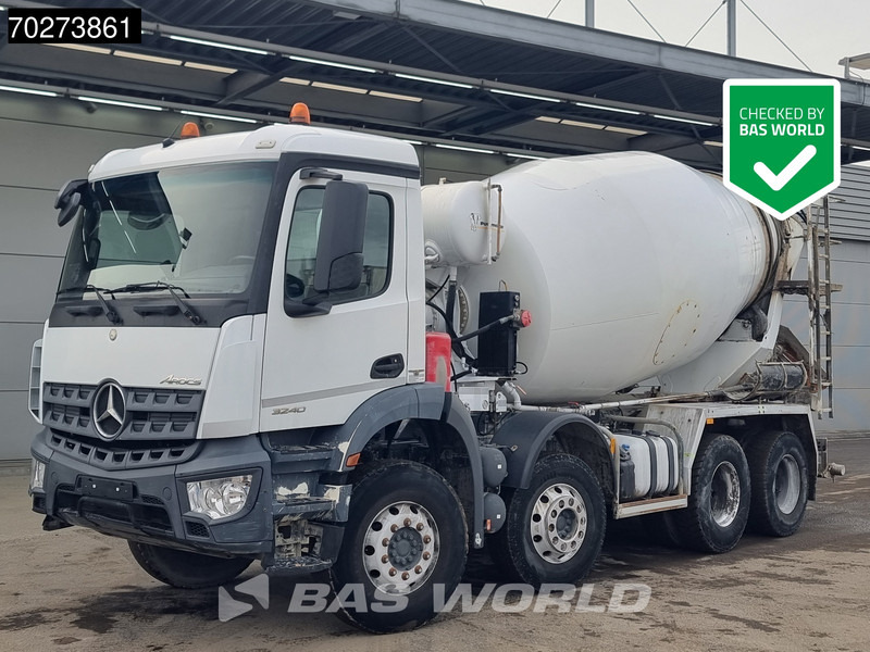 Mercedes-Benz Arocs 3240 8X4 9m3 Steelsuspension Automatic Alcoa's Euro 6 - Бетоновоз: снимка 1 Mercedes-Benz Arocs 3240 8X4 9m3 Steelsuspension Automatic Alcoa's Euro 6 - Бетоновоз: снимка 1