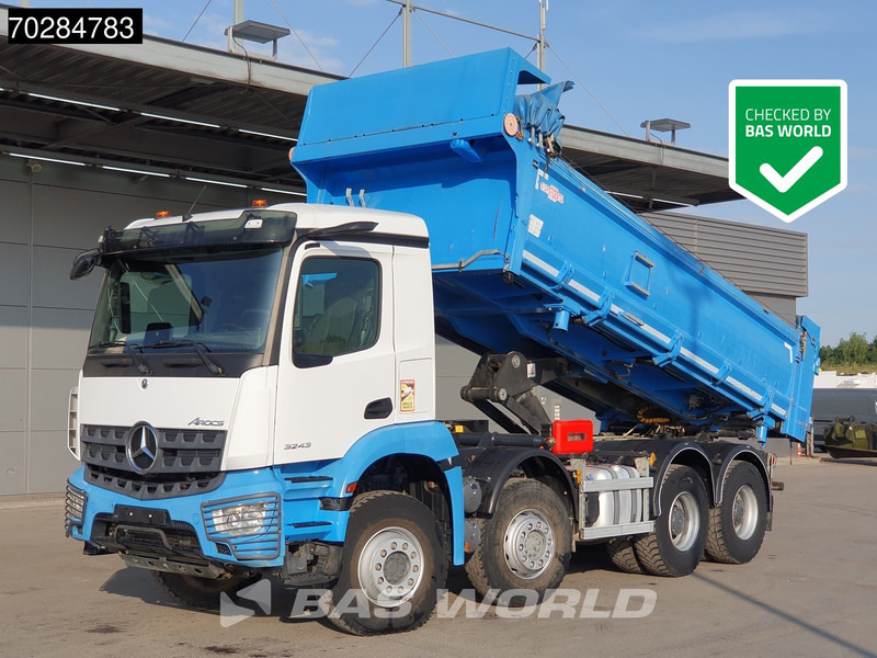 Mercedes-Benz Arocs 3243 8X4 14m3 2-side tipper Big-Axle Steelsuspension Navi Euro 6 - Самосвал камион: снимка 1 Mercedes-Benz Arocs 3243 8X4 14m3 2-side tipper Big-Axle Steelsuspension Navi Euro 6 - Самосвал камион: снимка 1