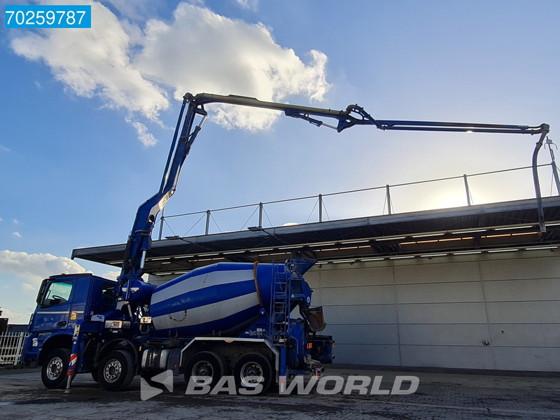 Mercedes-Benz Arocs 3251 8X4 PUMI Putzmeister TMM 24 + Liebherr 7m3 Mixer Retarder Euro 6 - Бетон помпа: снимка 3 Mercedes-Benz Arocs 3251 8X4 PUMI Putzmeister TMM 24 + Liebherr 7m3 Mixer Retarder Euro 6 - Бетон помпа: снимка 3