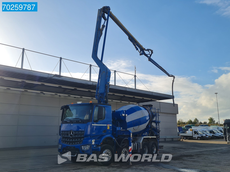Mercedes-Benz Arocs 3251 8X4 PUMI Putzmeister TMM 24 + Liebherr 7m3 Mixer Retarder Euro 6 - Бетон помпа: снимка 2 Mercedes-Benz Arocs 3251 8X4 PUMI Putzmeister TMM 24 + Liebherr 7m3 Mixer Retarder Euro 6 - Бетон помпа: снимка 2