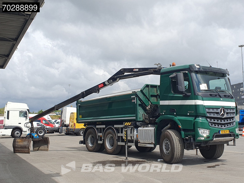 Mercedes-Benz Arocs 3342 Arocs 6X6 NL-Truck HMF 1643 Z-Crane Kran Steering Axle Big-Axle Euro 6 - Самосвал камион, Камион с кран: снимка 5 Mercedes-Benz Arocs 3342 Arocs 6X6 NL-Truck HMF 1643 Z-Crane Kran Steering Axle Big-Axle Euro 6 - Самосвал камион, Камион с кран: снимка 5