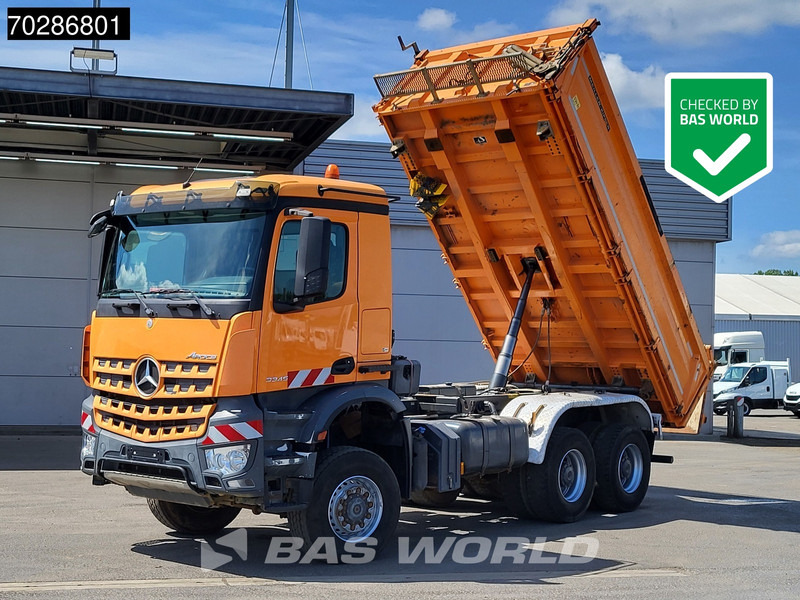Mercedes-Benz Arocs 3345 6X6 11m3 Meiller Mixer Steelsuspension Big-Axle Euro 6 - Самосвал камион: снимка 1 Mercedes-Benz Arocs 3345 6X6 11m3 Meiller Mixer Steelsuspension Big-Axle Euro 6 - Самосвал камион: снимка 1