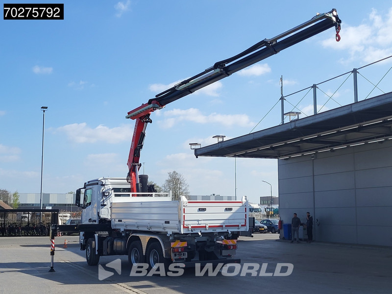 Mercedes-Benz Arocs 3348 6X4 Fasi F195A.2.24 Kran 3 sided tipper 9m3 Big-Axle Navi Euro 6 - Самосвал камион, Камион с кран: снимка 2 Mercedes-Benz Arocs 3348 6X4 Fasi F195A.2.24 Kran 3 sided tipper 9m3 Big-Axle Navi Euro 6 - Самосвал камион, Камион с кран: снимка 2