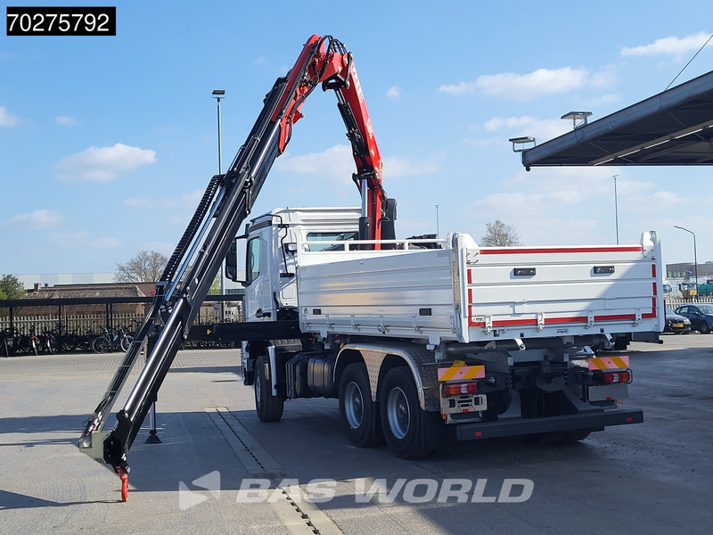 Mercedes-Benz Arocs 3348 6X4 Fasi F195A.2.24 Kran 3 sided tipper 9m3 Big-Axle Navi Euro 6 - Самосвал камион, Камион с кран: снимка 5 Mercedes-Benz Arocs 3348 6X4 Fasi F195A.2.24 Kran 3 sided tipper 9m3 Big-Axle Navi Euro 6 - Самосвал камион, Камион с кран: снимка 5