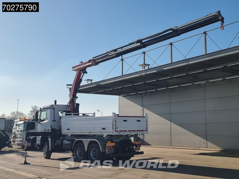 Mercedes-Benz Arocs 3348 6X6 Full Steel Retarder Fassi 25T/M Crane Kran Euro 6 - Самосвал камион, Камион с кран: снимка 2 Mercedes-Benz Arocs 3348 6X6 Full Steel Retarder Fassi 25T/M Crane Kran Euro 6 - Самосвал камион, Камион с кран: снимка 2