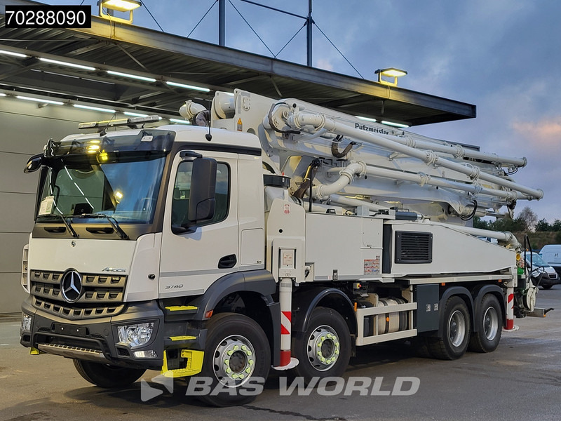 Mercedes-Benz Arocs 3740 8X4 Putzmeister M42-5 Betonpomp Big-Axle Steelsuspension Euro 6 - Бетон помпа: снимка 2 Mercedes-Benz Arocs 3740 8X4 Putzmeister M42-5 Betonpomp Big-Axle Steelsuspension Euro 6 - Бетон помпа: снимка 2
