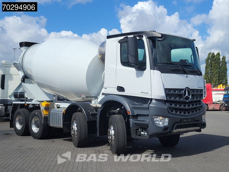 Mercedes-Benz Arocs 3743 8X4 New! 10m3 FML BSH 103 Mixer Steelsuspension Big-Axle Automatic Euro 6 - Бетоновоз: снимка 3 Mercedes-Benz Arocs 3743 8X4 New! 10m3 FML BSH 103 Mixer Steelsuspension Big-Axle Automatic Euro 6 - Бетоновоз: снимка 3