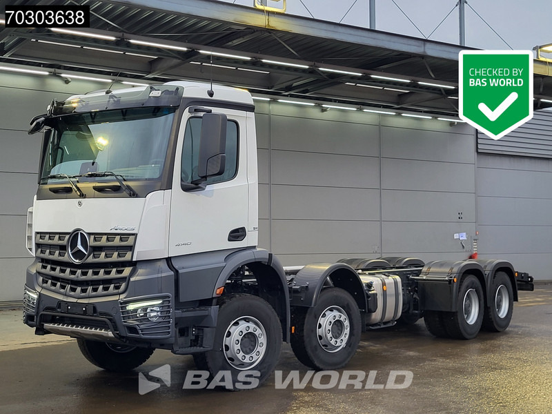 Mercedes-Benz Arocs 4140 8X4 NEW! Chassis Automatic Steelsuspension Euro 5 - Шаси кабина: снимка 1 Mercedes-Benz Arocs 4140 8X4 NEW! Chassis Automatic Steelsuspension Euro 5 - Шаси кабина: снимка 1