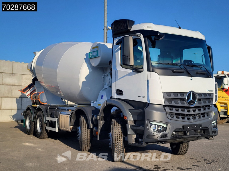 Mercedes-Benz Arocs 4142 8X4 New! 12m3 IMER Mixer Steelsuspension Automatic Big-Axle Euro 6 - Бетоновоз: снимка 3 Mercedes-Benz Arocs 4142 8X4 New! 12m3 IMER Mixer Steelsuspension Automatic Big-Axle Euro 6 - Бетоновоз: снимка 3
