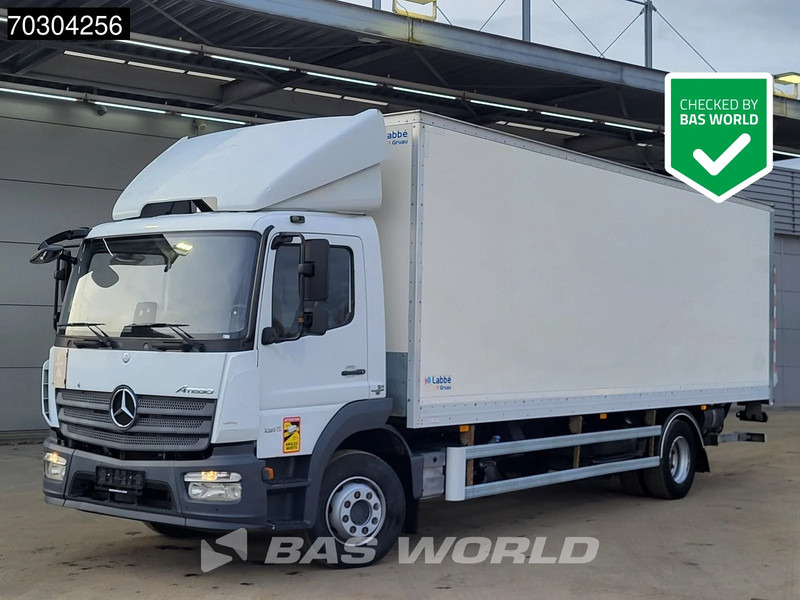 Mercedes-Benz Atego 1318 4X2 13.5tonner Automatic 1500kg Ladebordwand Euro 6 - Камион фургон: снимка 1 Mercedes-Benz Atego 1318 4X2 13.5tonner Automatic 1500kg Ladebordwand Euro 6 - Камион фургон: снимка 1