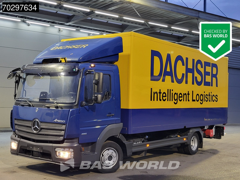 Mercedes-Benz Atego 816 4X2 8tonner Automatic 1000kg Ladebordwand Euro 6 - Камион фургон: снимка 1 Mercedes-Benz Atego 816 4X2 8tonner Automatic 1000kg Ladebordwand Euro 6 - Камион фургон: снимка 1