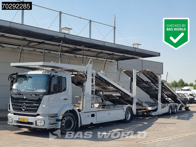 Mercedes-Benz Axor 1833 4X2 NL-Truck Rolfo car transporter Retarder 3-Pedals Euro 5 - Автовоз камион: снимка 1 Mercedes-Benz Axor 1833 4X2 NL-Truck Rolfo car transporter Retarder 3-Pedals Euro 5 - Автовоз камион: снимка 1