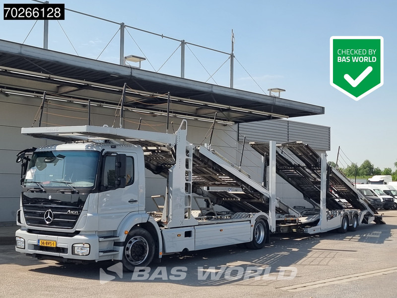Mercedes-Benz Axor 1833 4X2 Retarder 3-Pedals Rolfo Aufbau Euro 5 - Автовоз камион: снимка 1 Mercedes-Benz Axor 1833 4X2 Retarder 3-Pedals Rolfo Aufbau Euro 5 - Автовоз камион: снимка 1