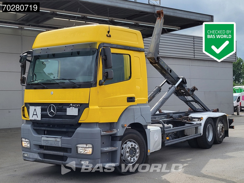 Mercedes-Benz Axor 2543 6X2 Meiller RK 20.70 hooklift Manual Retarder Liftachse Euro 5 - Мултилифт с кука камион: снимка 1 Mercedes-Benz Axor 2543 6X2 Meiller RK 20.70 hooklift Manual Retarder Liftachse Euro 5 - Мултилифт с кука камион: снимка 1
