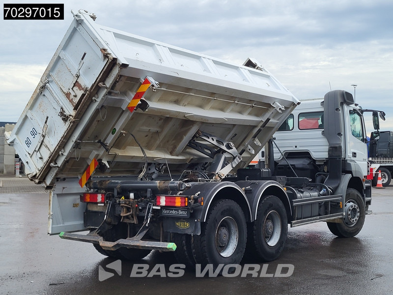 Самосвал камион Mercedes-Benz Axor 2640 6X4 10m3 Meiller Tipper Steelsuspension Manual Euro 4: снимка 12
