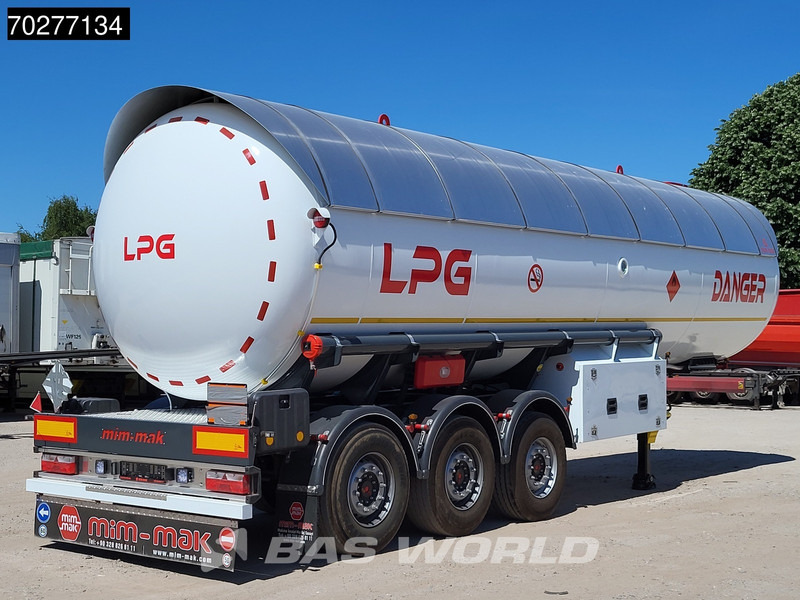 Mim-Mak LPG TRANSPORT TANK 3 axles NEW 48m3 Liftachse Gas ADR - Полуремарке цистерна: снимка 2 Mim-Mak LPG TRANSPORT TANK 3 axles NEW 48m3 Liftachse Gas ADR - Полуремарке цистерна: снимка 2