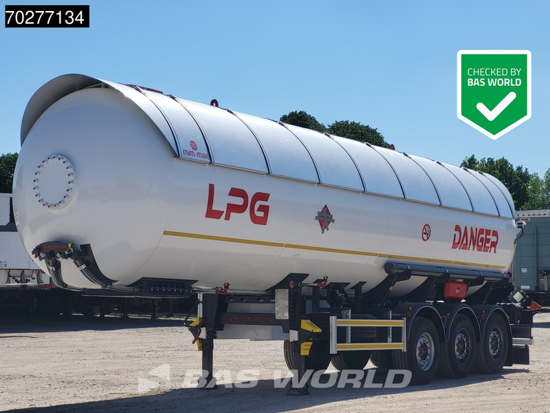 Mim-Mak LPG TRANSPORT TANK 3 axles NEW 48m3 Liftachse Gas ADR - Полуремарке цистерна: снимка 1 Mim-Mak LPG TRANSPORT TANK 3 axles NEW 48m3 Liftachse Gas ADR - Полуремарке цистерна: снимка 1