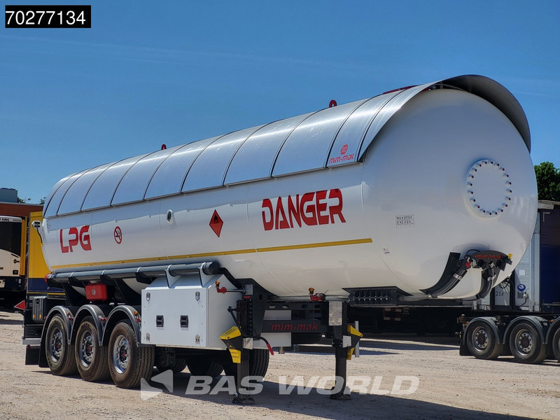 Mim-Mak LPG TRANSPORT TANK 3 axles NEW 48m3 Liftachse Gas ADR - Полуремарке цистерна: снимка 3 Mim-Mak LPG TRANSPORT TANK 3 axles NEW 48m3 Liftachse Gas ADR - Полуремарке цистерна: снимка 3