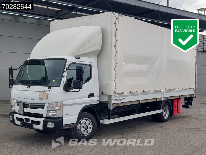 Mitsubishi 7C18 4X2 1000kg Ladebordwand Automatic Euro 6 - Камион с брезент: снимка 1 Mitsubishi 7C18 4X2 1000kg Ladebordwand Automatic Euro 6 - Камион с брезент: снимка 1