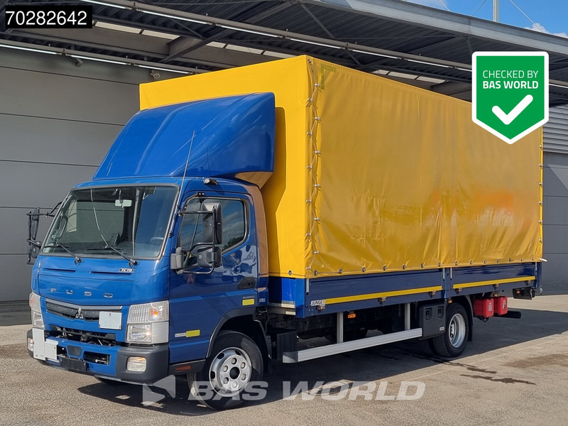 Mitsubishi 7C18 4X2 7.5tonner Curtainsider Ladebordwand Automatic Euro 6 - Камион с брезент: снимка 1 Mitsubishi 7C18 4X2 7.5tonner Curtainsider Ladebordwand Automatic Euro 6 - Камион с брезент: снимка 1