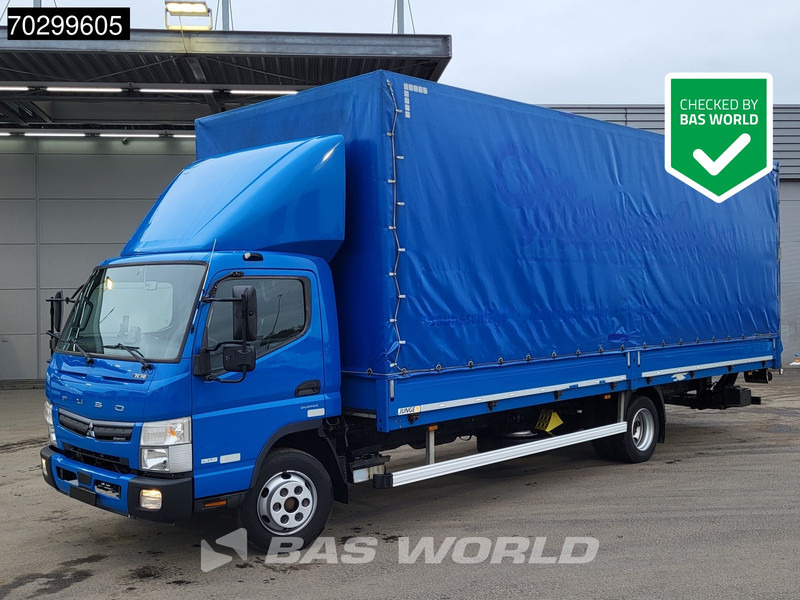 Mitsubishi Canter 7C18 4X2 Curtainsider Automatic 1000kg Ladebordwand Euro 6 - Камион с брезент: снимка 1 Mitsubishi Canter 7C18 4X2 Curtainsider Automatic 1000kg Ladebordwand Euro 6 - Камион с брезент: снимка 1
