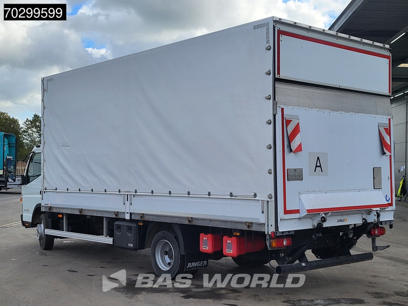Mitsubishi Fuso 7C18 4X2 7.5tonner Curtainsider Ladebordwand Automatic Euro 6 - Камион с брезент: снимка 2 Mitsubishi Fuso 7C18 4X2 7.5tonner Curtainsider Ladebordwand Automatic Euro 6 - Камион с брезент: снимка 2