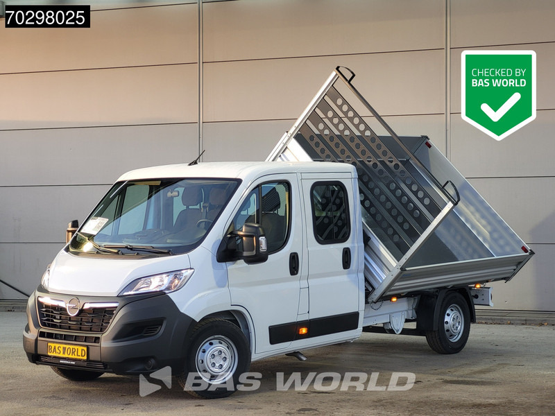Opel Movano 140PK Driezijdige Kipper Dubbel Cabine Airco Cruise Euro6 Tipper Benne Kieper Dreiseitenkipper A/C Cruise control - Бус самосвал: снимка 1 Opel Movano 140PK Driezijdige Kipper Dubbel Cabine Airco Cruise Euro6 Tipper Benne Kieper Dreiseitenkipper A/C Cruise control - Бус самосвал: снимка 1