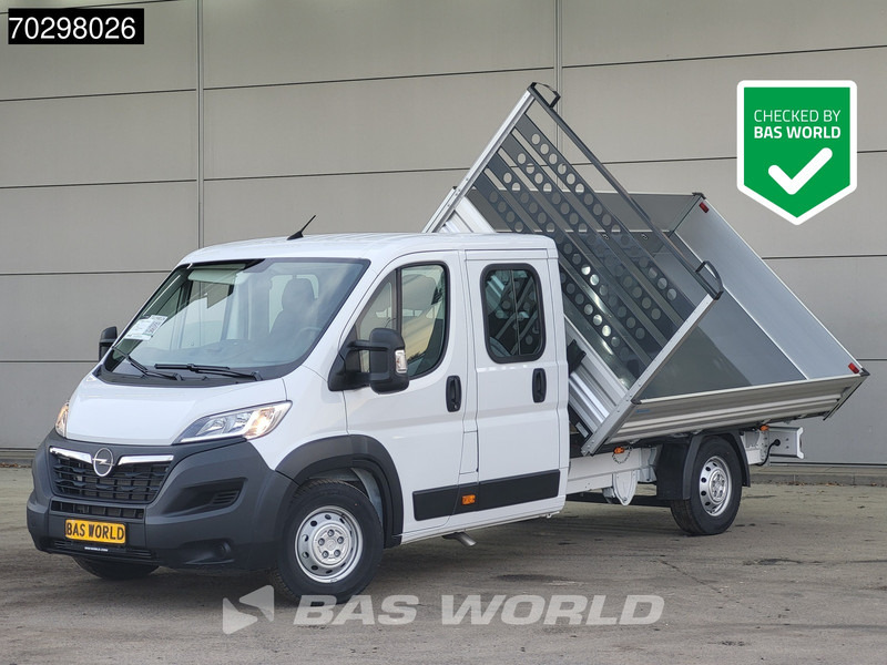 Opel Movano 140PK Driezijdige Kipper Dubbel Cabine Airco Cruise Euro6 Tipper Benne Kieper Dreiseitenkipper A/C Cruise control - Бус самосвал: снимка 1 Opel Movano 140PK Driezijdige Kipper Dubbel Cabine Airco Cruise Euro6 Tipper Benne Kieper Dreiseitenkipper A/C Cruise control - Бус самосвал: снимка 1
