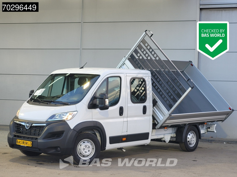 Opel Movano 140PK Driezijdige Kipper Dubbel Cabine Airco Cruise Euro6 Tipper Benne Kieper Dreiseitenkipper A/C Cruise control - Бус самосвал: снимка 1 Opel Movano 140PK Driezijdige Kipper Dubbel Cabine Airco Cruise Euro6 Tipper Benne Kieper Dreiseitenkipper A/C Cruise control - Бус самосвал: снимка 1