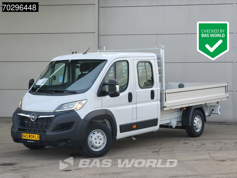 Opel Movano 140PK Dubbel Cabine Open Laadbak Airco Cruise Euro6 Pritsche Pickup Open Box A/C Cruise control - Бордови бус: снимка 1 Opel Movano 140PK Dubbel Cabine Open Laadbak Airco Cruise Euro6 Pritsche Pickup Open Box A/C Cruise control - Бордови бус: снимка 1