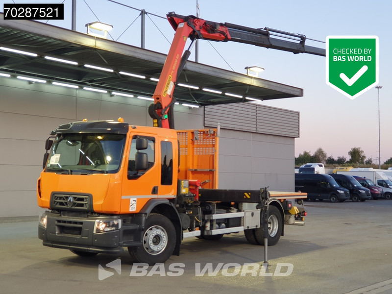 Renault C 320 4X2 Palfinger PK 18002 EH Crane Optibrake Automatic Euro 6 - Бордови камион, Камион с кран: снимка 1 Renault C 320 4X2 Palfinger PK 18002 EH Crane Optibrake Automatic Euro 6 - Бордови камион, Камион с кран: снимка 1