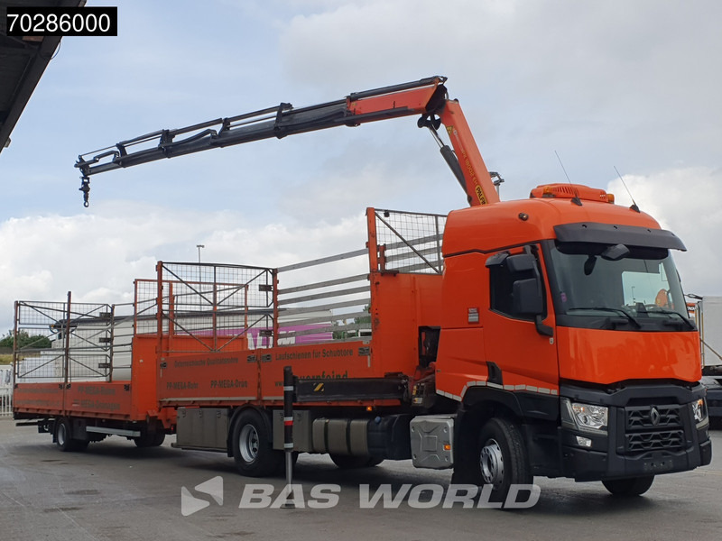 Renault C 380 4X2 Combi Palfinger PK18002-EH Kran Crane Retarder Euro 6 - Бордови камион, Камион с кран: снимка 3 Renault C 380 4X2 Combi Palfinger PK18002-EH Kran Crane Retarder Euro 6 - Бордови камион, Камион с кран: снимка 3