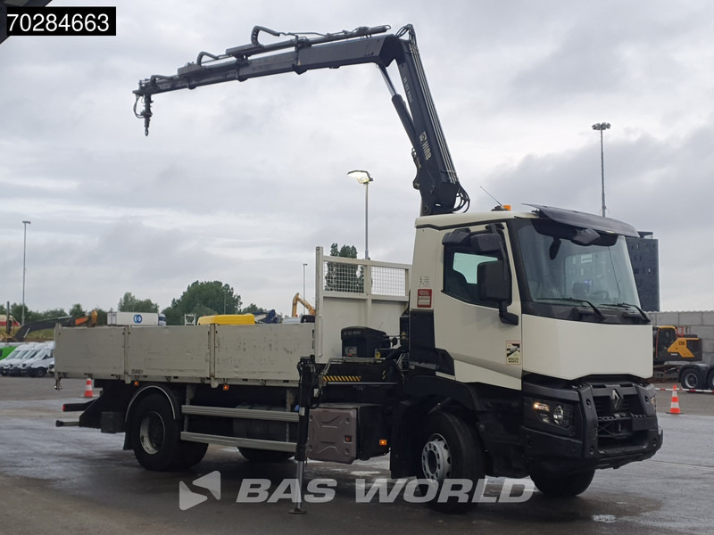 Renault C 380 4X2 HIAB 122 B-3 HIDUO Kran Crane Steelsuspension Big-Axle Euro 6 - Бордови камион, Камион с кран: снимка 3 Renault C 380 4X2 HIAB 122 B-3 HIDUO Kran Crane Steelsuspension Big-Axle Euro 6 - Бордови камион, Камион с кран: снимка 3