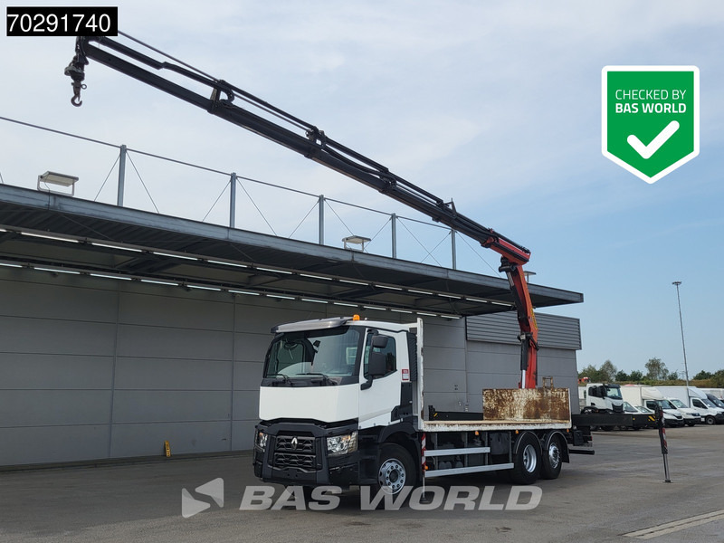 Renault C 380 6X2 Palfinger PK 22002 EH Crane Optibrake Euro 6 - Бордови камион, Камион с кран: снимка 1 Renault C 380 6X2 Palfinger PK 22002 EH Crane Optibrake Euro 6 - Бордови камион, Камион с кран: снимка 1