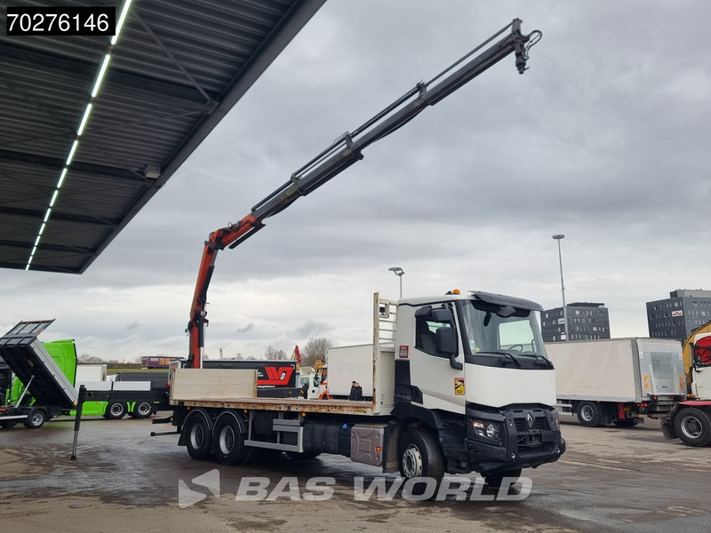 Renault C 380 6X4 Palfinger PK18002-EH C Remote Retarder Euro 6 - Бордови камион, Камион с кран: снимка 3 Renault C 380 6X4 Palfinger PK18002-EH C Remote Retarder Euro 6 - Бордови камион, Камион с кран: снимка 3