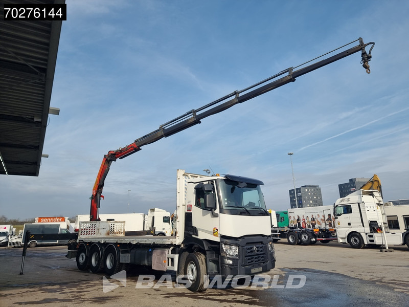 Renault C 380 8X4 Palfinger PK 23001 EH Remote Lift+Lenkachse Euro 6 - Бордови камион, Камион с кран: снимка 3 Renault C 380 8X4 Palfinger PK 23001 EH Remote Lift+Lenkachse Euro 6 - Бордови камион, Камион с кран: снимка 3