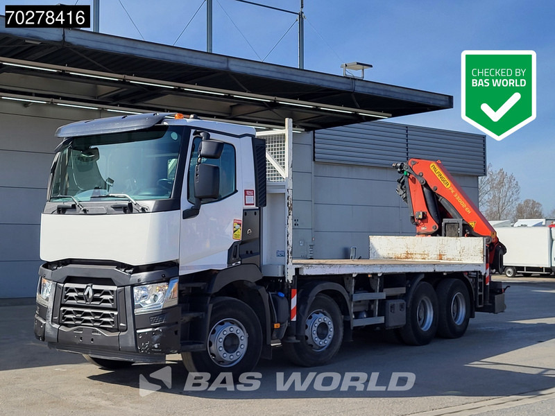 Renault C 430 8X4 Palfinger PK33002EH Euro 6 Big Axle - Бордови камион, Камион с кран: снимка 2 Renault C 430 8X4 Palfinger PK33002EH Euro 6 Big Axle - Бордови камион, Камион с кран: снимка 2