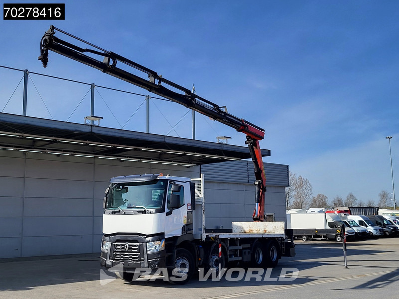 Renault C 430 8X4 Palfinger PK33002EH Euro 6 Big Axle - Бордови камион, Камион с кран: снимка 3 Renault C 430 8X4 Palfinger PK33002EH Euro 6 Big Axle - Бордови камион, Камион с кран: снимка 3