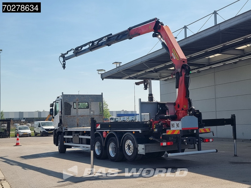 Renault C 480 8X4 Palfinger 24.001 SLD5 Kran Crane Lift-Lenkachse Euro 6 - Бордови камион, Камион с кран: снимка 2 Renault C 480 8X4 Palfinger 24.001 SLD5 Kran Crane Lift-Lenkachse Euro 6 - Бордови камион, Камион с кран: снимка 2