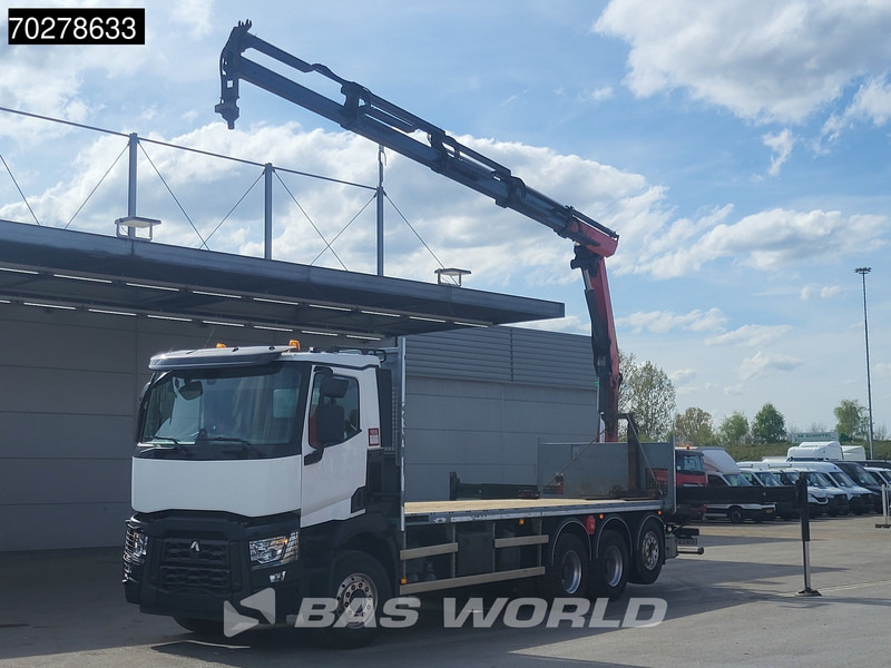 Renault C 480 8X4 Palfinger PK24.001 SLD5 Crane Kran Automatic Liftachse Euro 6 - Бордови камион, Камион с кран: снимка 3 Renault C 480 8X4 Palfinger PK24.001 SLD5 Crane Kran Automatic Liftachse Euro 6 - Бордови камион, Камион с кран: снимка 3