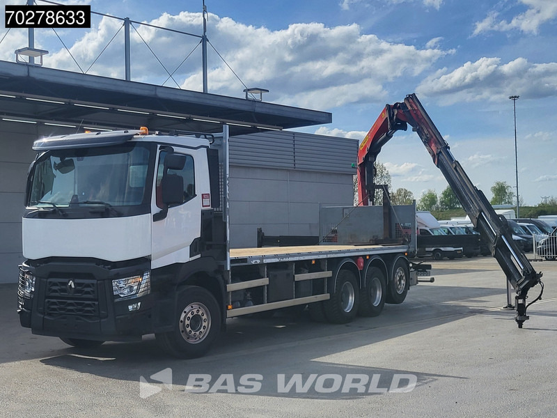 Renault C 480 8X4 Palfinger PK24.001 SLD5 Crane Kran Automatic Liftachse Euro 6 - Бордови камион, Камион с кран: снимка 2 Renault C 480 8X4 Palfinger PK24.001 SLD5 Crane Kran Automatic Liftachse Euro 6 - Бордови камион, Камион с кран: снимка 2