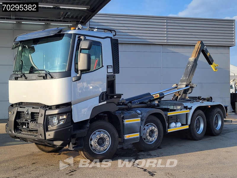 Renault C 520 8X4 Hyva 26-55-S Retarder Automatic Big-Axle Navi Euro 6 - Мултилифт с кука камион: снимка 3 Renault C 520 8X4 Hyva 26-55-S Retarder Automatic Big-Axle Navi Euro 6 - Мултилифт с кука камион: снимка 3