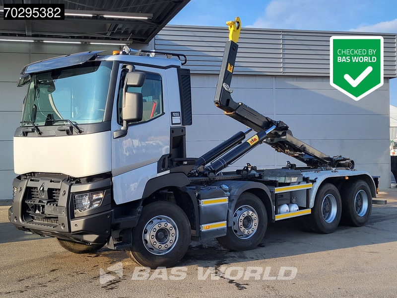 Renault C 520 8X4 Hyva 26-55-S Retarder Automatic Big-Axle Navi Euro 6 - Мултилифт с кука камион: снимка 1 Renault C 520 8X4 Hyva 26-55-S Retarder Automatic Big-Axle Navi Euro 6 - Мултилифт с кука камион: снимка 1
