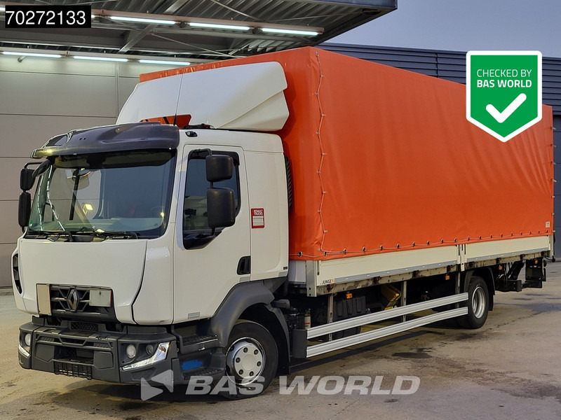 Renault D 240 4X2 12t Ladebordwand ACC Euro 6 - Камион с брезент: снимка 1 Renault D 240 4X2 12t Ladebordwand ACC Euro 6 - Камион с брезент: снимка 1